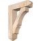 Ekena Millwork Balboa Arts and Crafts Smooth Bracket w/ Offset Brace, Douglas Fir, 7 1/2"W x 28"D x 36"H BKT0806X28X36BOA03SDF - alternate 1